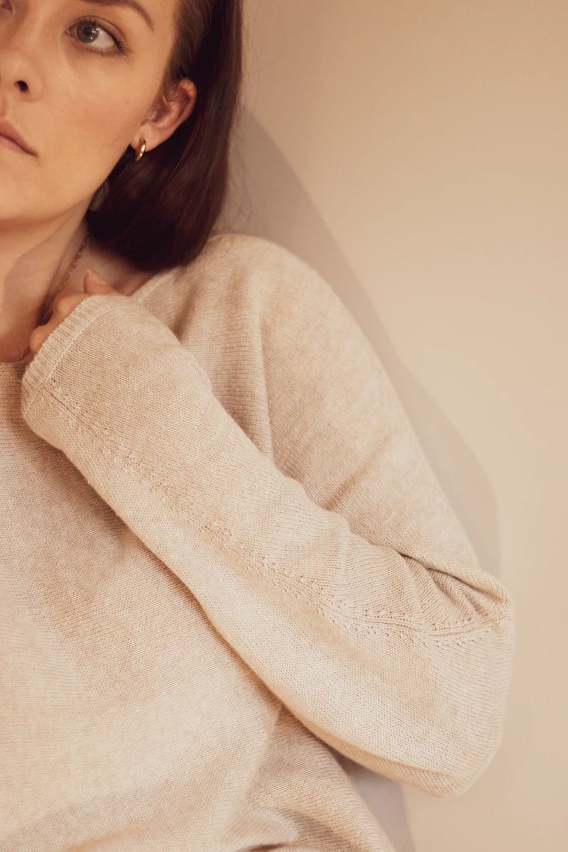 Linen Blend Formal Shirt — White